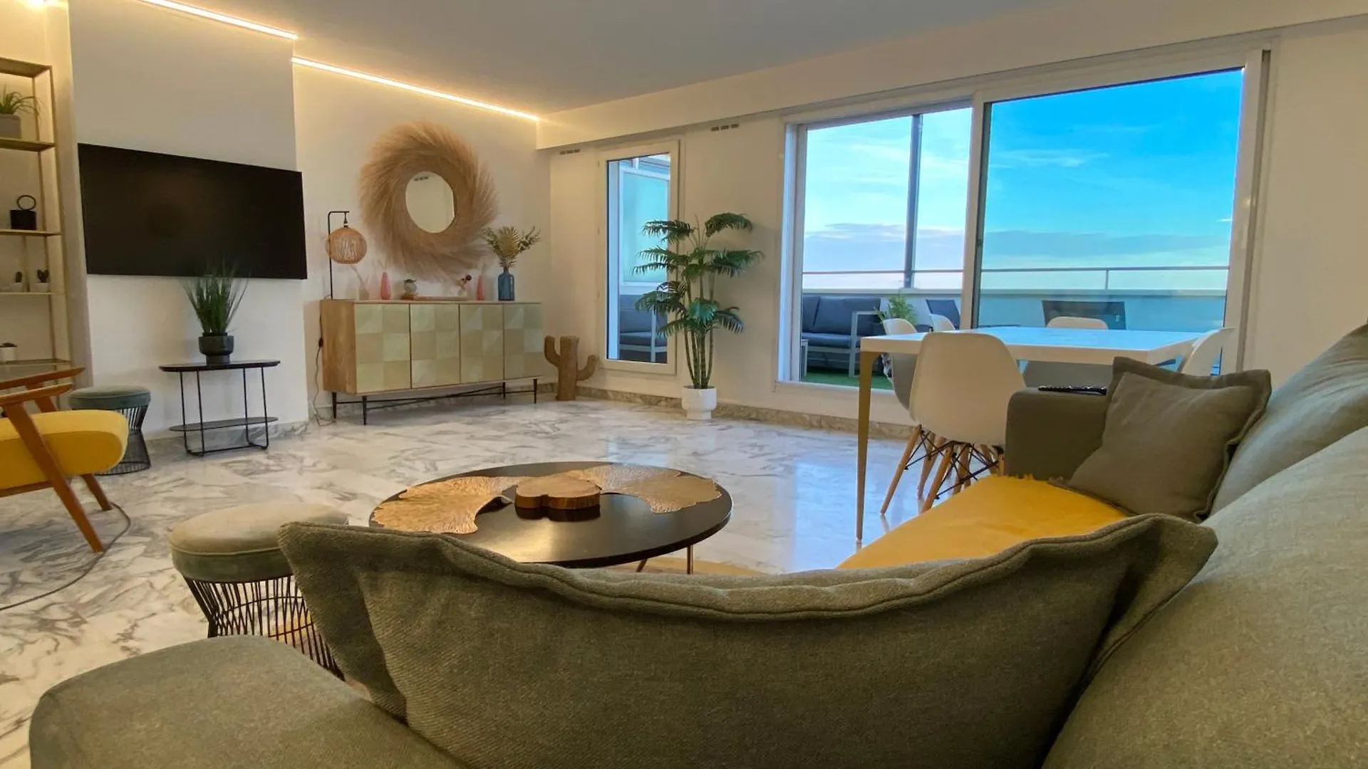 公寓 Magnifique Vue Mer La Californie 尼斯